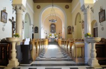 Notranjščina Žup. cerkev Sv. Petra Šempeter pri Gorici